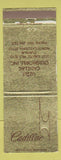 Matchbook Cover - Cadillac Uzzle Oldsmobile Durhan NC WORN