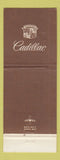 Matchbook Cover - Cadillac Sherman Pontiac Milford MA