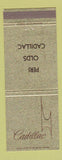 Matchbook Cover - Cadillac Paulin Motors Tucson AZ