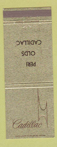 Matchbook Cover - Cadillac Paulin Motors Tucson AZ