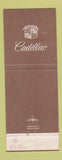 Matchbook Cover - Cadillac Peri Oldsmobile Cadillac
