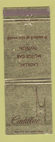 Matchbook Cover - Cadillac Motor Car Division