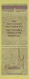 Matchbook Cover - Cadillac Thomson MacConnell Cincinnati OH