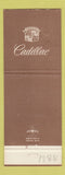 Matchbook Cover - Cadillac Symes Pasadena CA WEAR