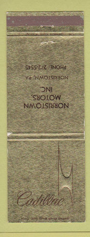Matchbook Cover - Cadillac Norristown PA