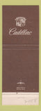 Matchbook Cover - Cadillac McIntyre Oldsmobile Council Bluffs IA