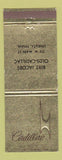 Matchbook Cover - Cadillac Bert Jacobs Oldsmobile Ephrata PA