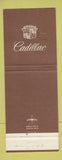 Matchbook Cover - Cadillac Allen Oldsmobile Laguna Beach CA