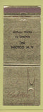 Matchbook Cover - Cadillac AW Golden Reading PA