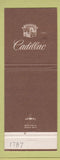 Matchbook Cover - Cadillac AW Golden Reading PA