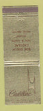 Matchbook Cover - Cadillac Bob Spreen Downey CA WEAR
