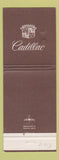 Matchbook Cover - Cadillac Bob Spreen Downey CA WEAR