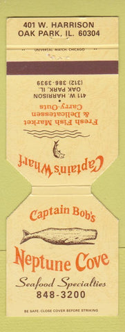 Matchbook Cover - Captain Bob's Neptune Cove Oak Park IL