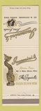 Matchbook Cover - Jacomini's Restaurant Akron OH