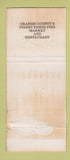 Matchbook Cover - Fish Company Restaurant Los Angeles CA WEAR