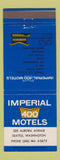 Matchbook Cover - Imperial 400 Motels Seattle WA