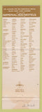 Matchbook Cover - Imperial 400 Motels Seattle WA