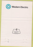 Matchbook Cover - Western Electric Co  40 Strike