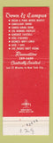 Matchbook Cover - Town and Campus Lounge Union NJ