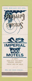 Matchbook Cover - Imperial 400 Motel Phoenix AZ Christmas