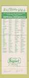 Matchbook Cover - Imperial 400 Motel Phoenix AZ Christmas