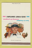 Matchbook Cover - Oil 100th 1959 gas Norman Rockwell 40 Strike