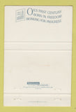 Matchbook Cover - Oil 100th 1959 gas Norman Rockwell 40 Strike