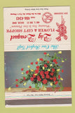 Matchbook Cover - Big Bouquet Flower Shop Euclid OH 40 Strike