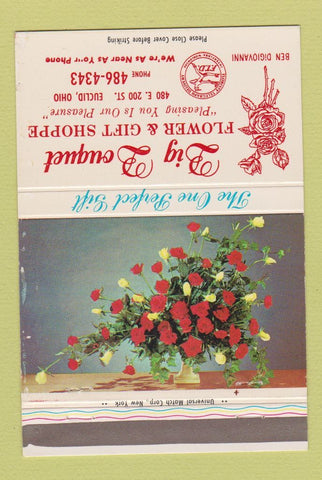 Matchbook Cover - Big Bouquet Flower Shop Euclid OH 40 Strike