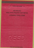 Matchbook Cover - Reed Tool Co Houston TX 40 Strike