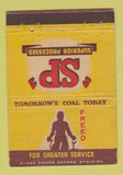 Matchbook Cover - Superior Processed Coal 40 Strike
