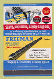 Matchbook Cover - Freeman Coal Mining Corp Chicago IL 40 Strike