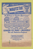 Matchbook Cover - Mautz Paint Green Bay WI 40 Strike