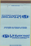 Matchbook Cover - Swimming Pool Products Dallas Honolulu Phoenix 40 Strike