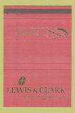 Matchbook Cover - Lewis Clark Motor Inn Longview WA WEAR 40 Strike