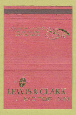 Matchbook Cover - Lewis Clark Motor Inn Longview WA WEAR 40 Strike