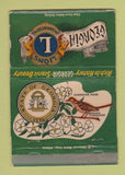 Matchbook Cover - Lion Club State of Georgia GA WEAR 40 Strike