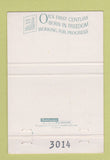 Matchbook Cover - Oil 100th 1959 gas Norman Rockwell New York City 40 Strike
