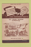 Matchbook Cover - Upper Monongahela Valley Marion Paper WV  40 Strike