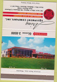 Matchbook Cover - Aring Equipment Co Milwaukee WI 40 Strike