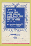 Matchbook Cover - Red Dog Restaurant Scottsdale AZ WEAR 40 Strike