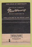 Matchbook Cover - Fred Harvey Cowboy BLACK WEAR 40 Strike