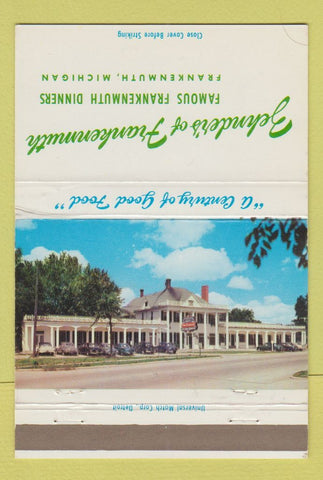 Matchbook Cover - Zehnder's Restaurant Frankenmuth MI 40 Strike
