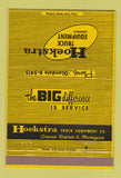 Matchbook Cover - Hoekstra Truck Equipment Grand Rapids MI #1 40 Strike