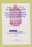 Matchbook Cover - Park Dearborn Hotel Chicago IL 40 Strike