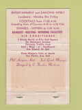 Matchbook Cover - Chez Ami Restaurant Buffalo NY WORN 40 Strike
