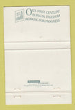 Matchbook Cover - Oil 100th 1959 gas Norman Rockwell Shell WEAR 40 Strike