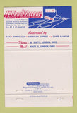 Matchbook Cover - Fettrow Village London OH 40 Strike