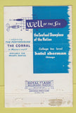 Matchbook Cover - Hotel Sherman College Inn Chicago IL 40 Strike