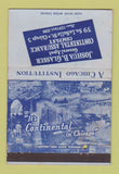 Matchbook Cover - Joshua Glasser Insurance Chicago IL 40 Strike